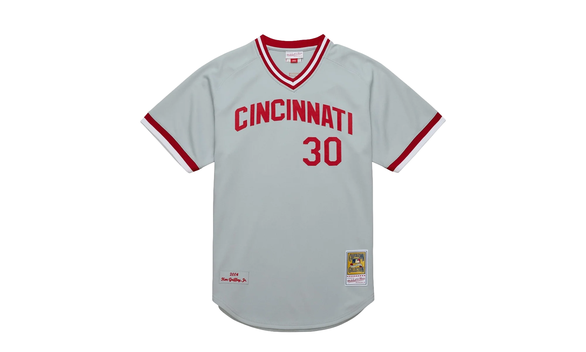 MLB Ken Griffey Jr. Alternate Jersey "2004 Cincinnati Reds - Grey" AJY17187 CRE04KGJGREY