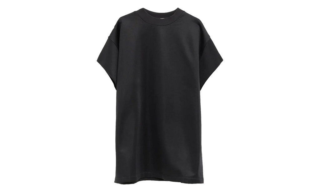 Satin Fleece 90's Muscle Tee "Vintage Black" 192HO256881F