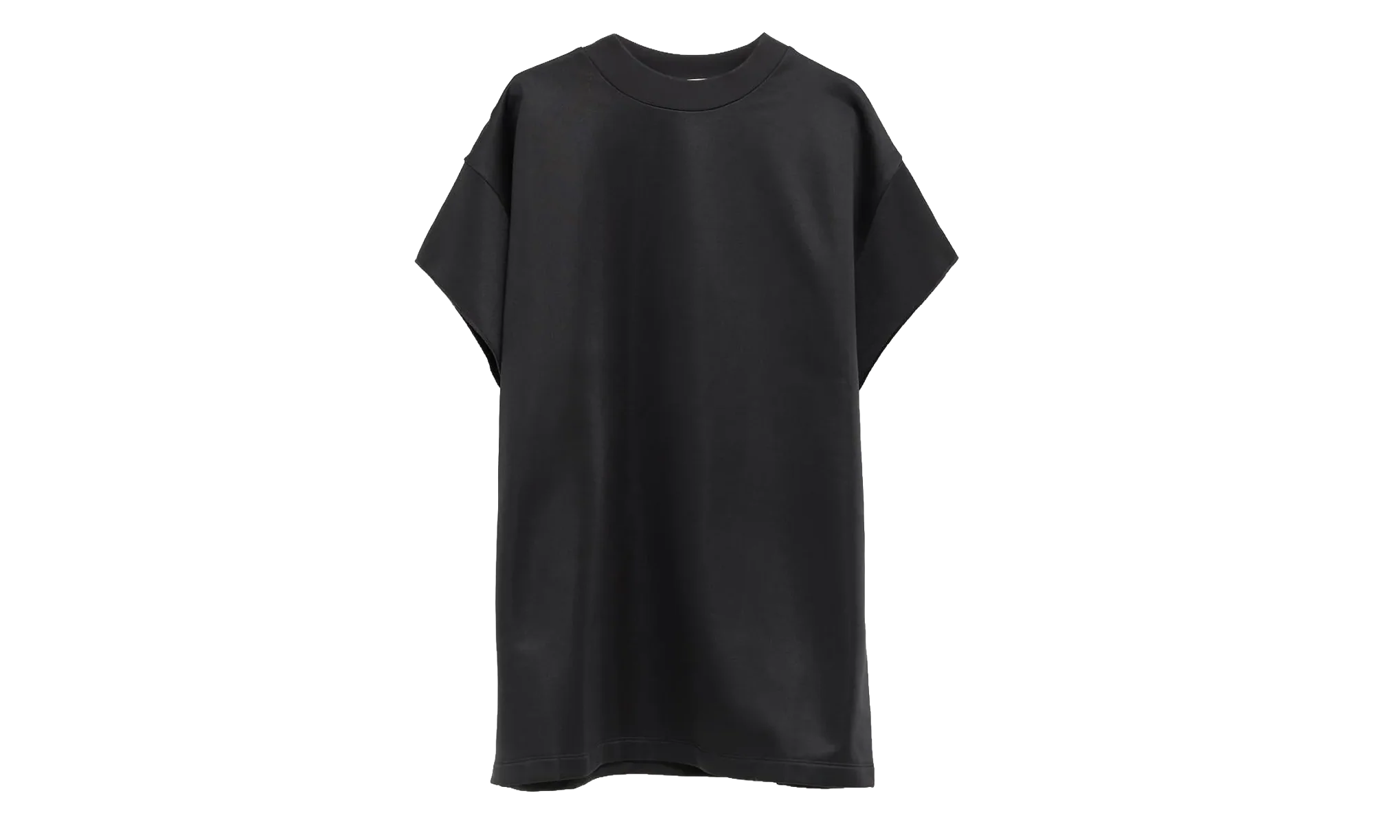 Satin Fleece 90's Muscle Tee "Vintage Black" 192HO256881F