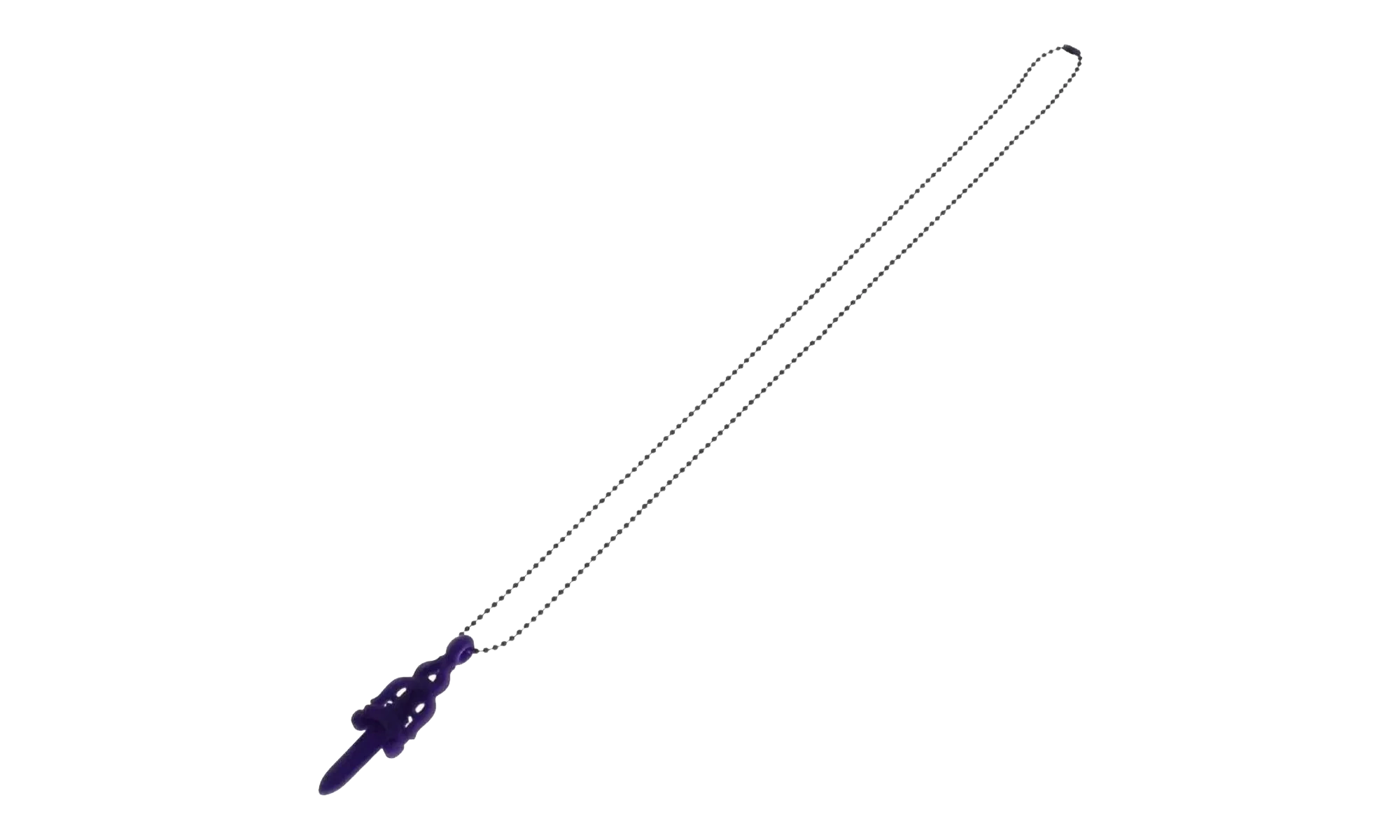 Silichrome Dagger Necklace "Purple" CHRM1029