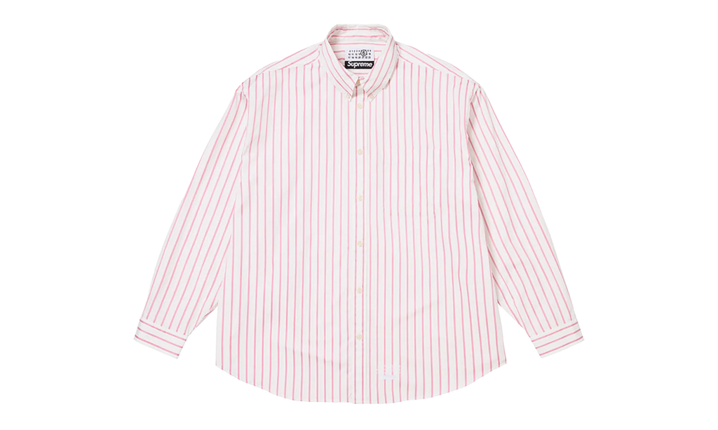 MM6 Maison Margiela Stripe Shirt "SS26 - White" SU27190