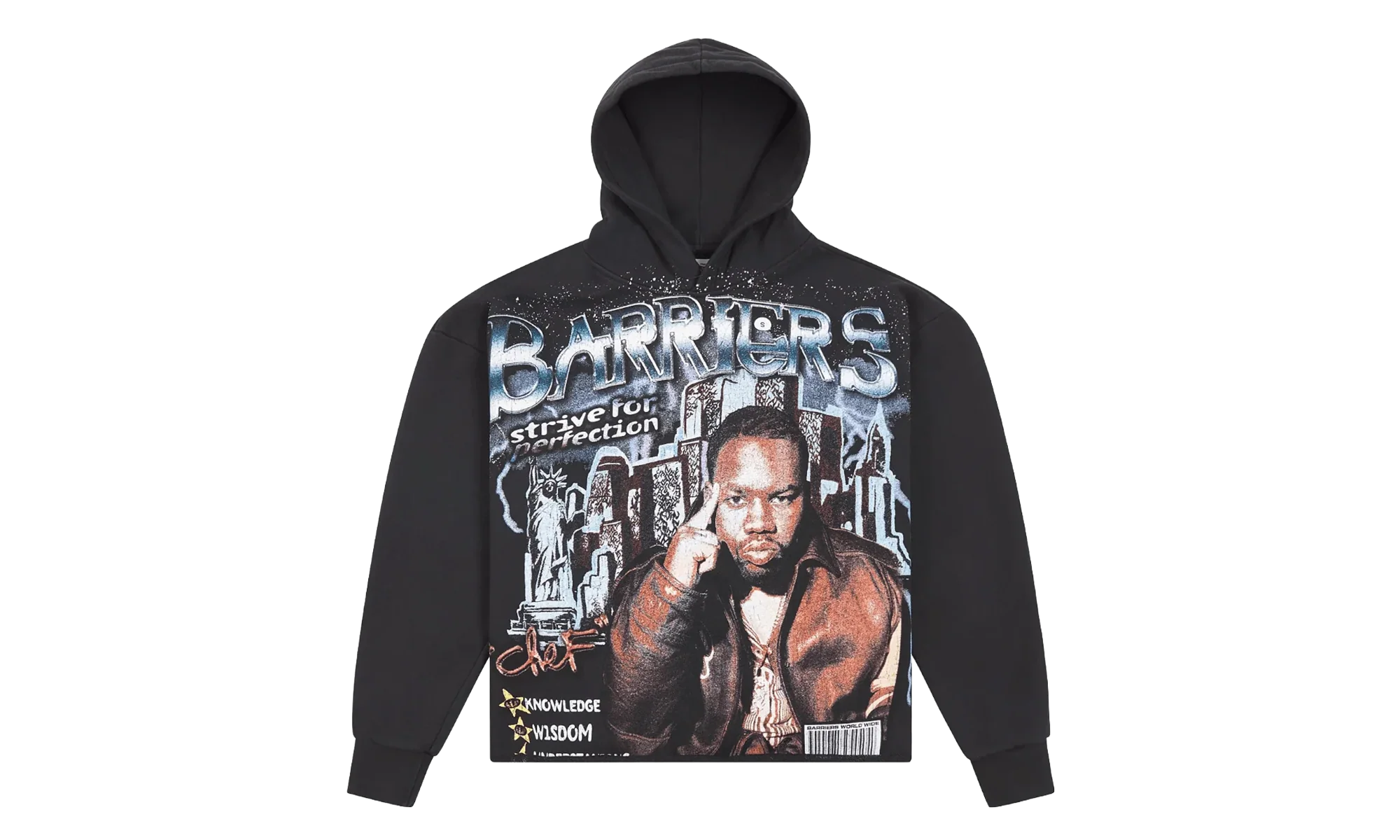 Raekwon Logo Hoodie "Black / Multicolor" BAR06