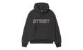 Applique Hoodie "Black" STUS427
