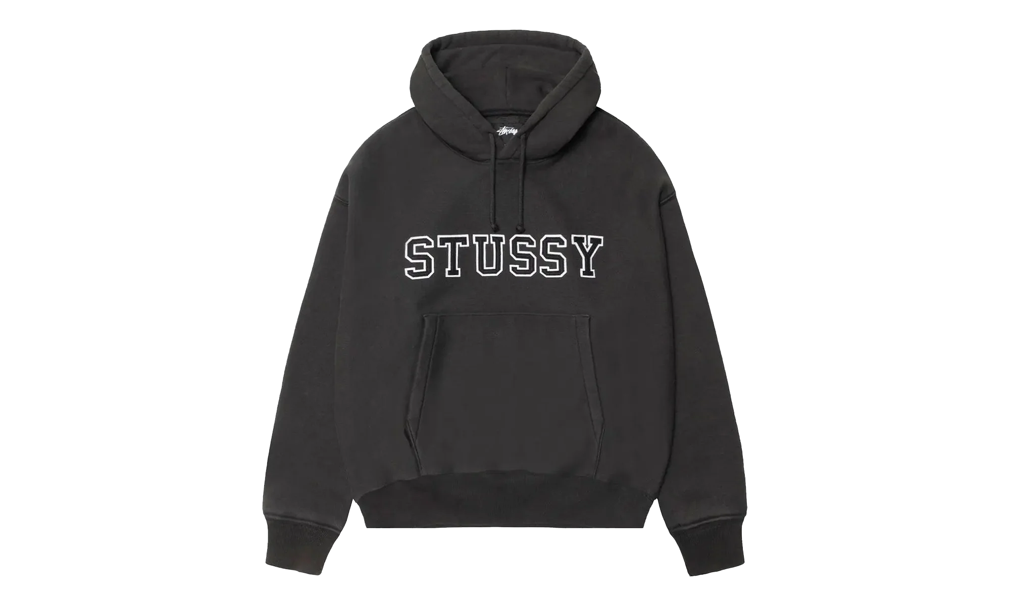 Applique Hoodie "Black" STUS427