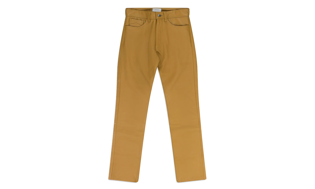 Leather Pants "Brown" RHDMBTM0195 BRN