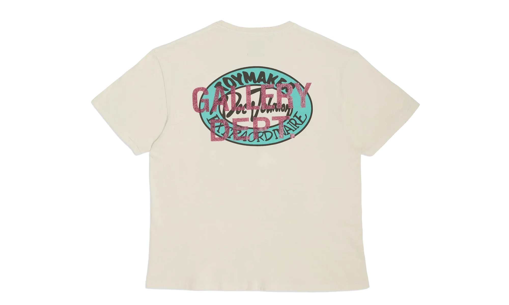 Doc Johnson Batteries Dead Short Sleeve Tee Shirt "Antique White" GDBDSSTSAW