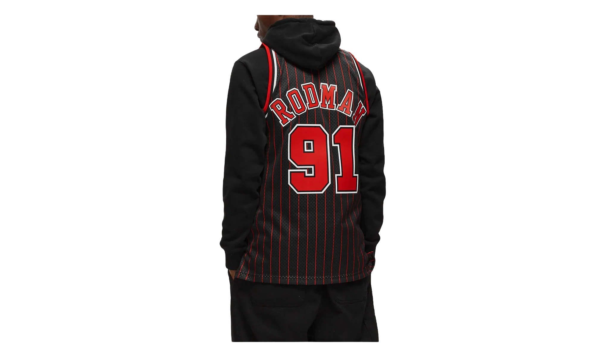 NBA Dennis Rodman Swingman Jersey "1995-96 Chicago Bulls - Black" MN1995 96DRCVSJB