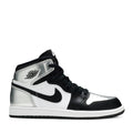 NIKE AIR JORDAN1 HIGH SILVER TOE PRESCHOOL -