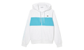 Colorblock Zip-Up Hoodie "White / Blue" SH1416 RI6