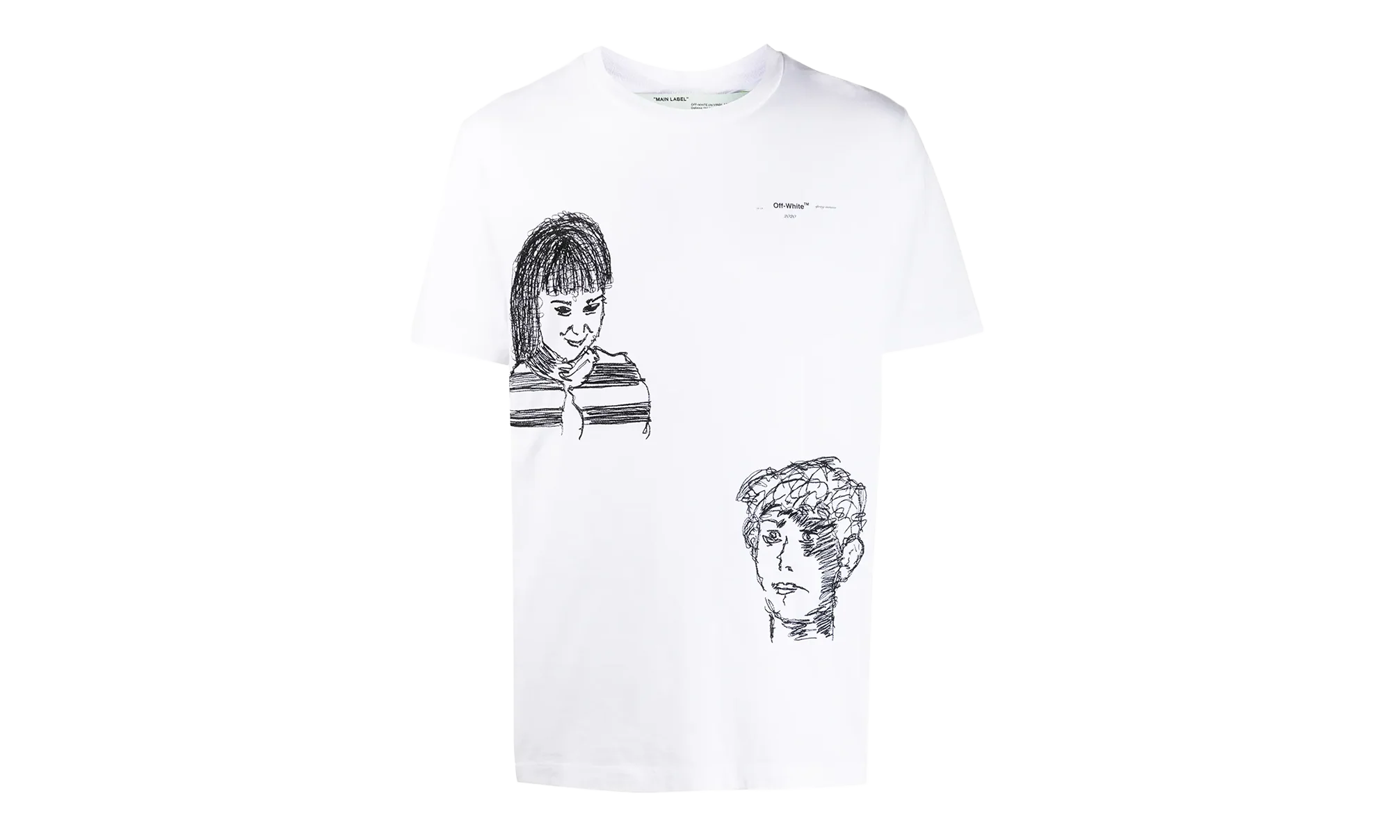 Unfinished S/S Over T-Shirt "White" OMAA027S201850090110