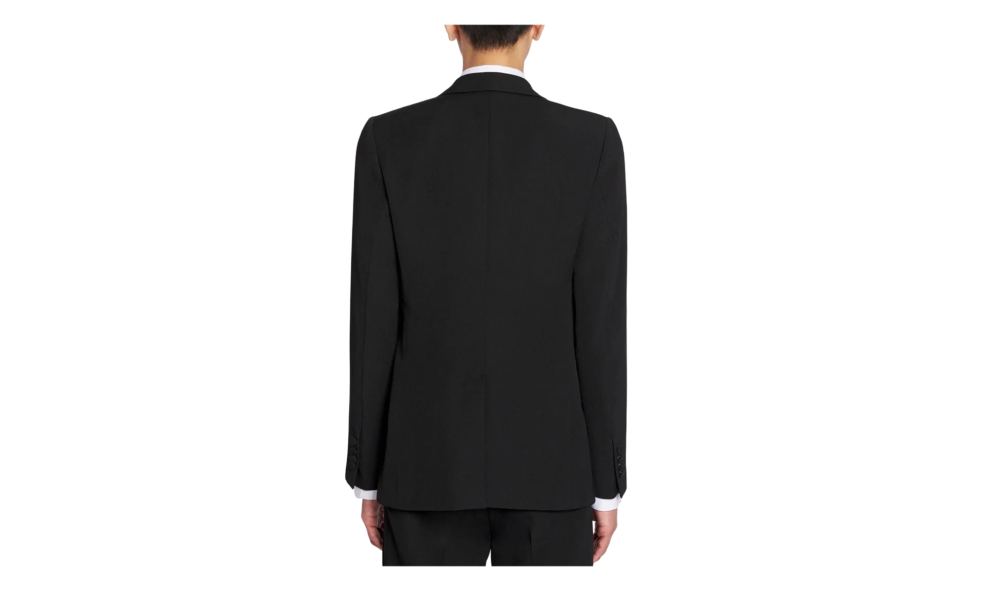 VIRGIN WOOL SINGLE-BREASTED JACKET "Black" RM JA0005 5576 P23 10