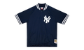 MLB Authentic Batting Practice 1/4 Zip Jersey "1988 New York Yankees – Navy" ABQZ3002 NYY88PPPNAVY