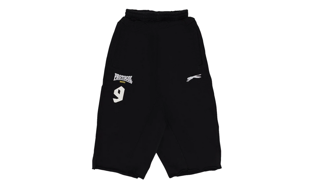 Folded Waist Jorts "Black" PI00001