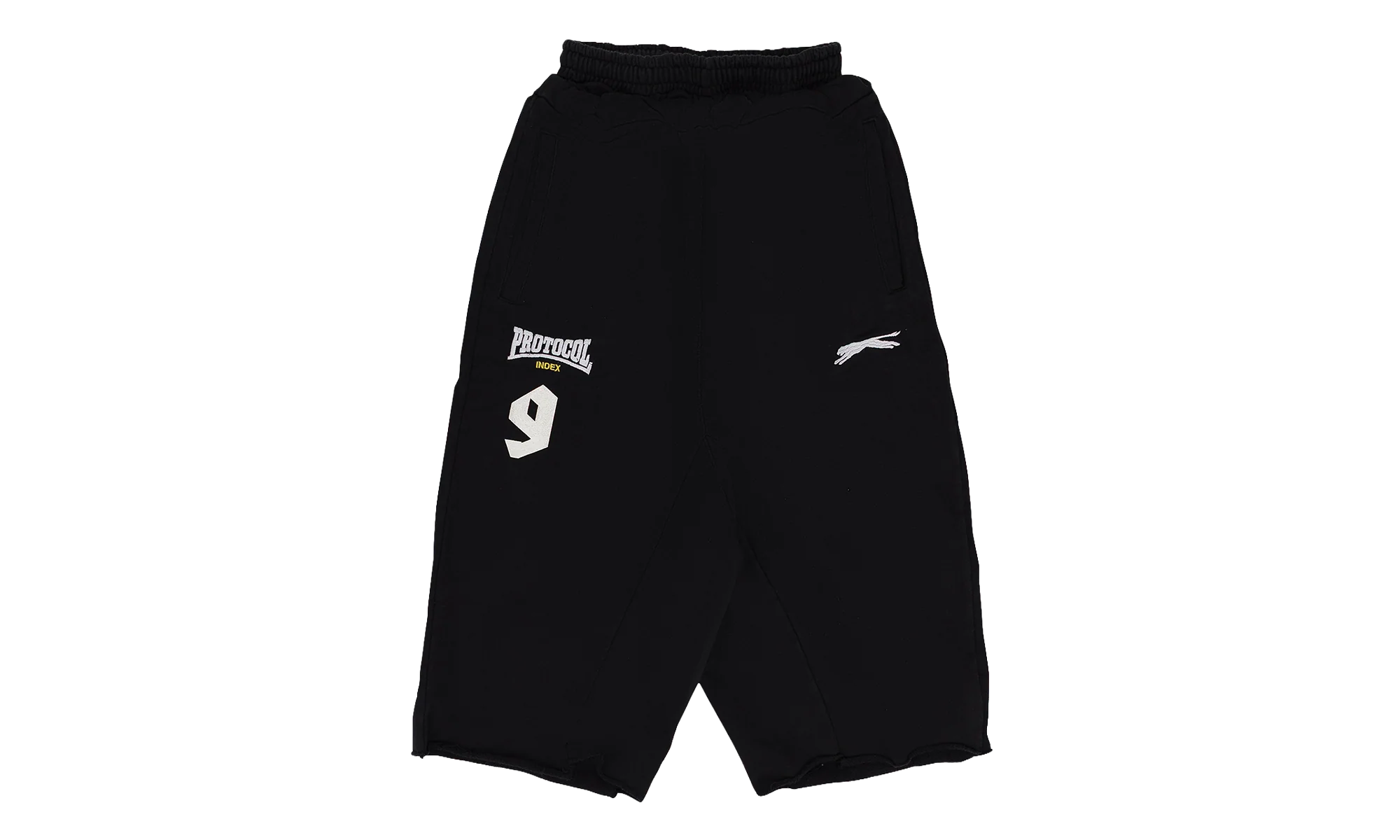 Folded Waist Jorts "Black" PI00001