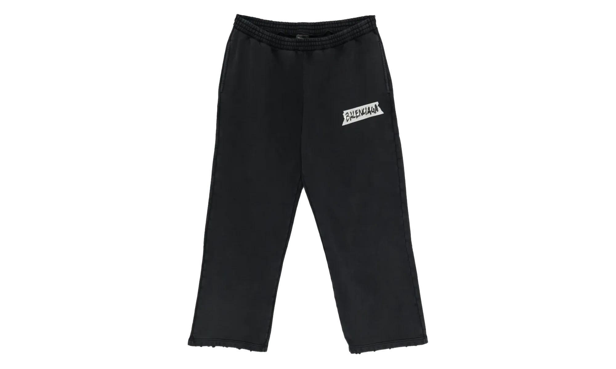 Baggy Elastic Pants "Faded Washed Black" 846917 TTVL8 1041