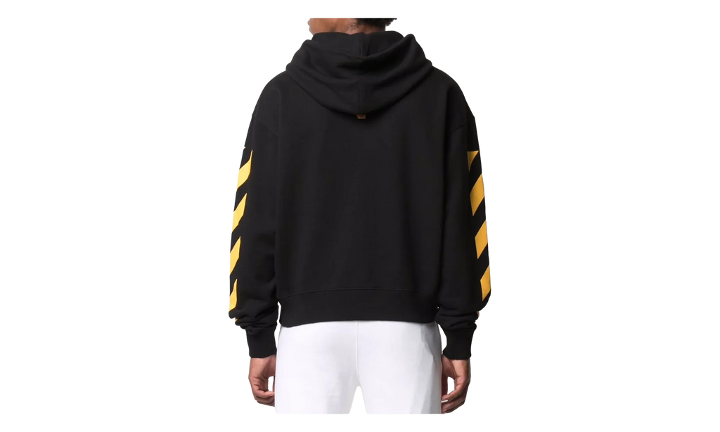 Caravaggio Painting Over Hoodie "Black / Multicolor" OMBB037F21FLE0111084