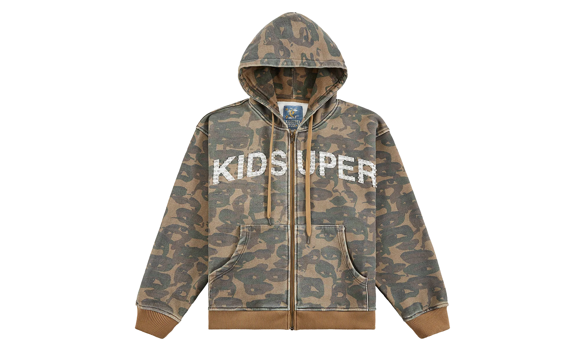 Kid Super Face Camo Hoodie "Green" KS005