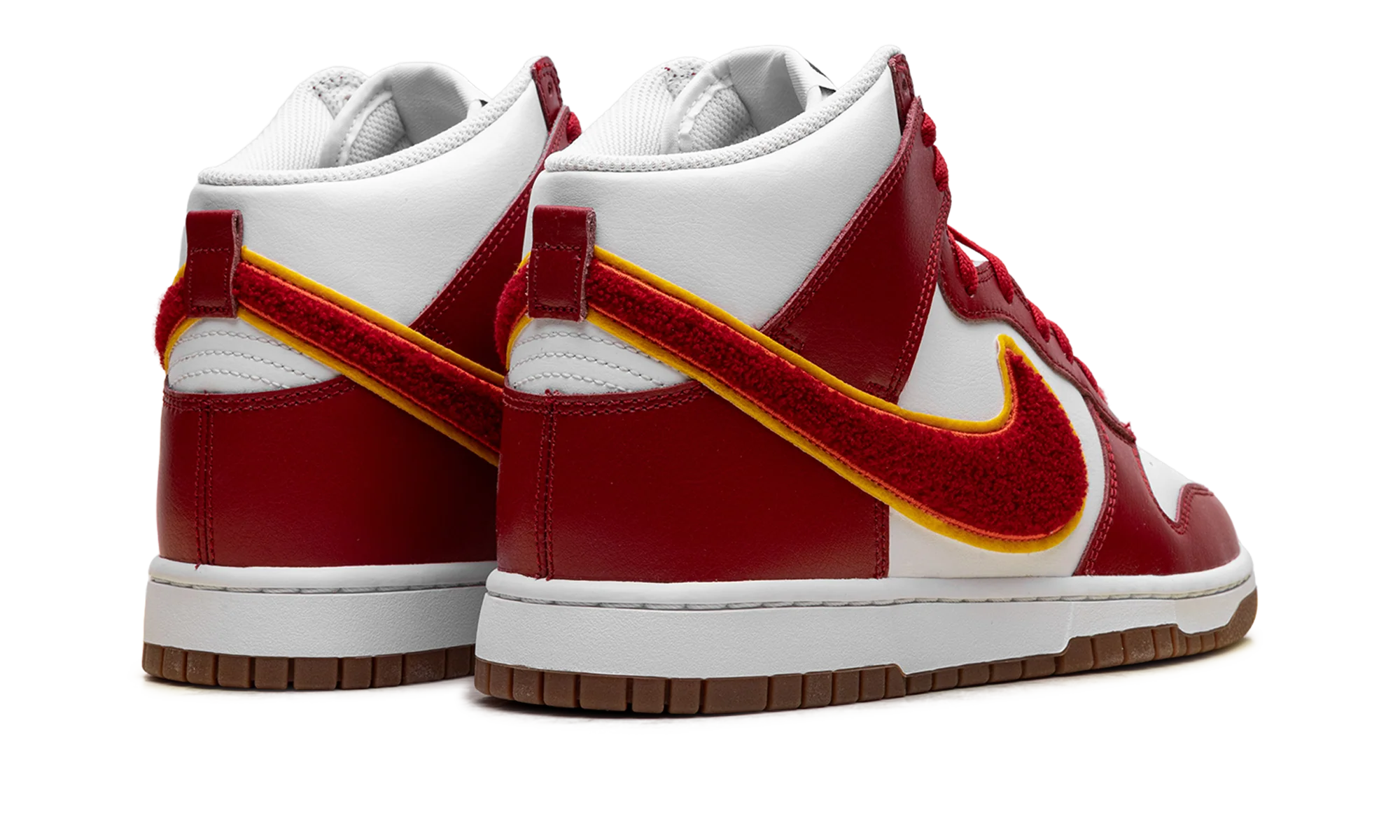Dunk High "Chenille Swoosh White Gym Red" DR8805 101