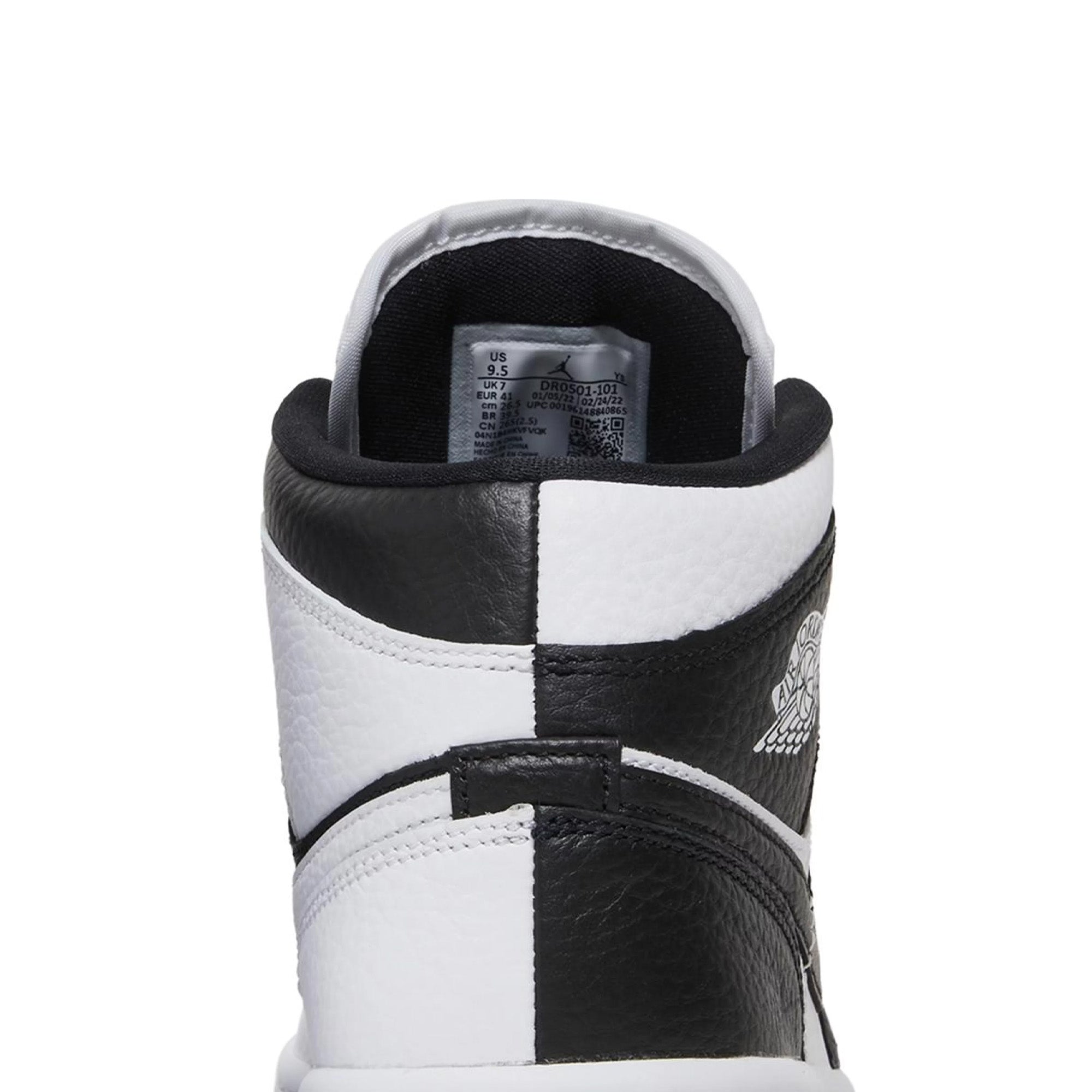 1 Mid Split 'Homage Black White' Women's (2022)