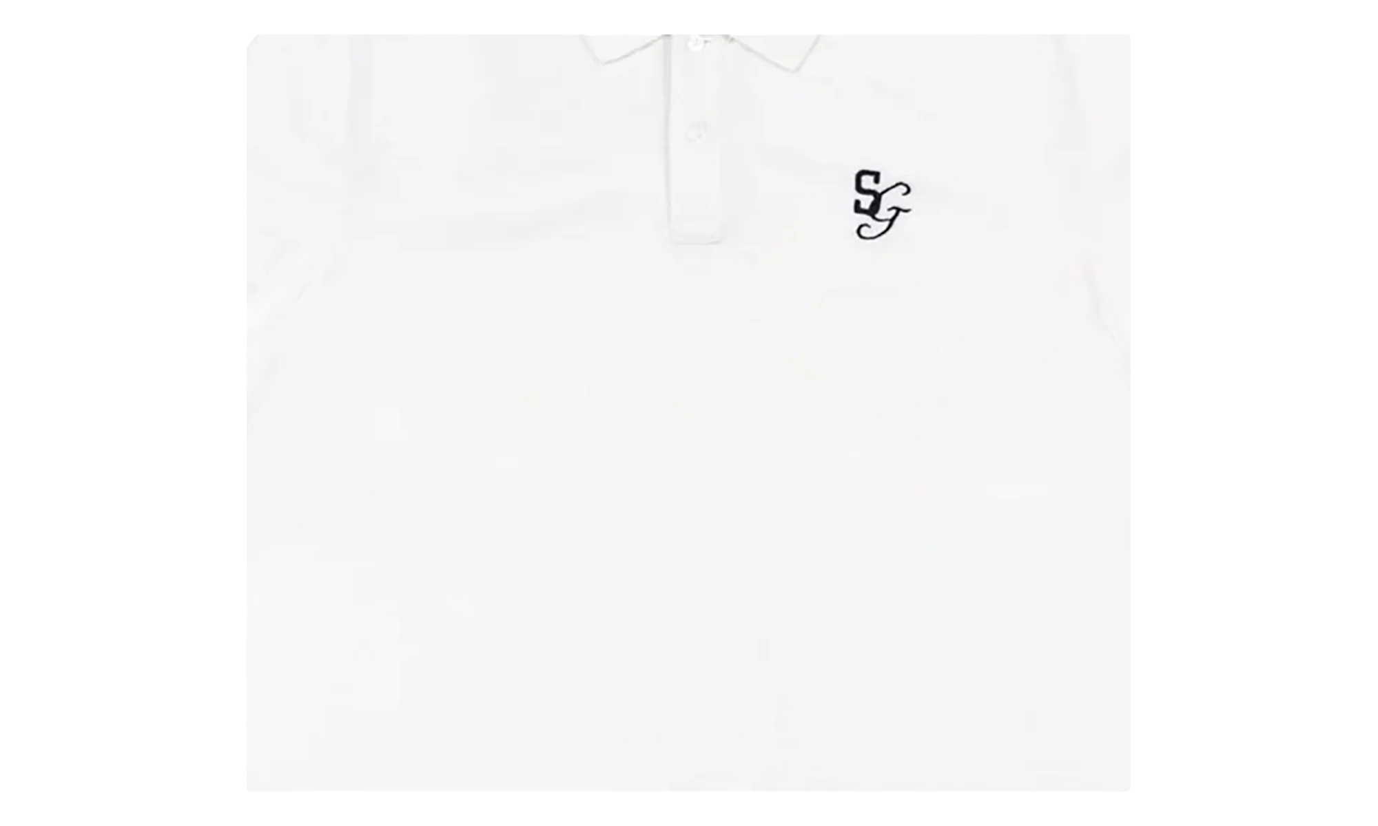 Frankie Polo Short Sleeve T-Shirt "White" SMT09 1WHT