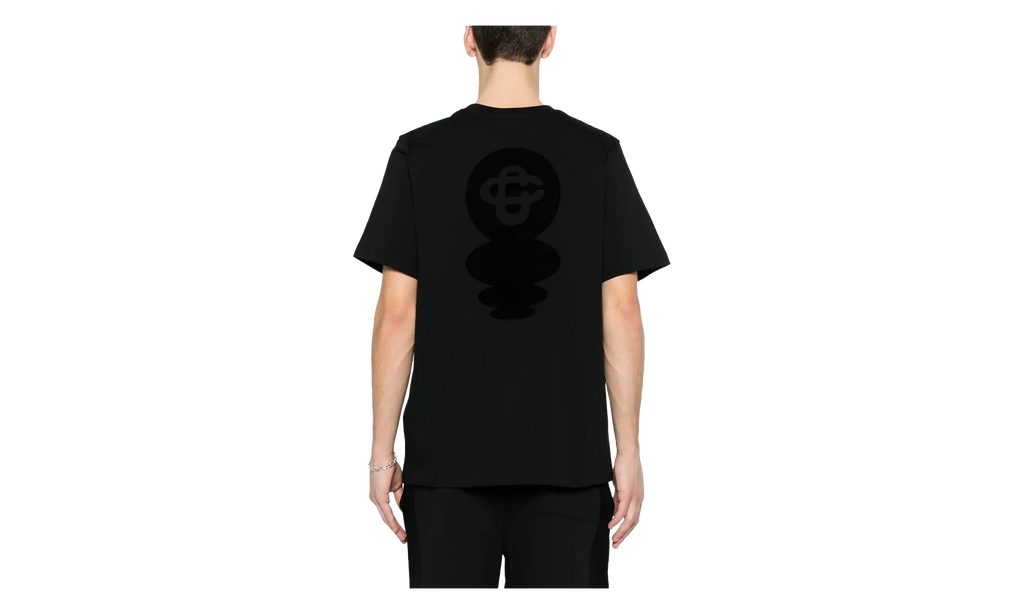 Squash Logo Flock T-Shirt "Black" MSS26JTS00106