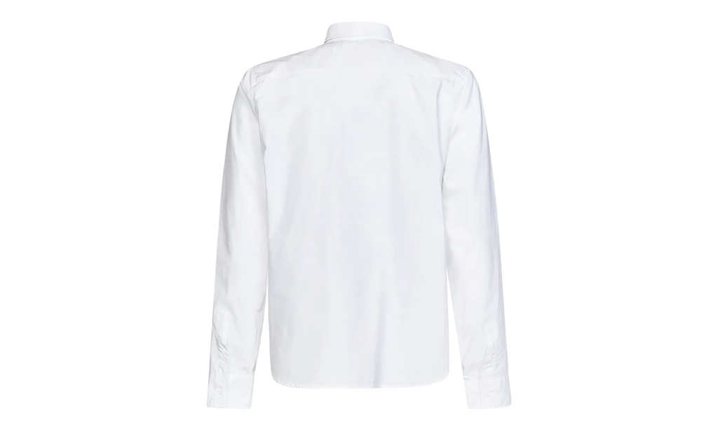 Straight Point Collar Shirt "White" OMGE006S23FAB0060101
