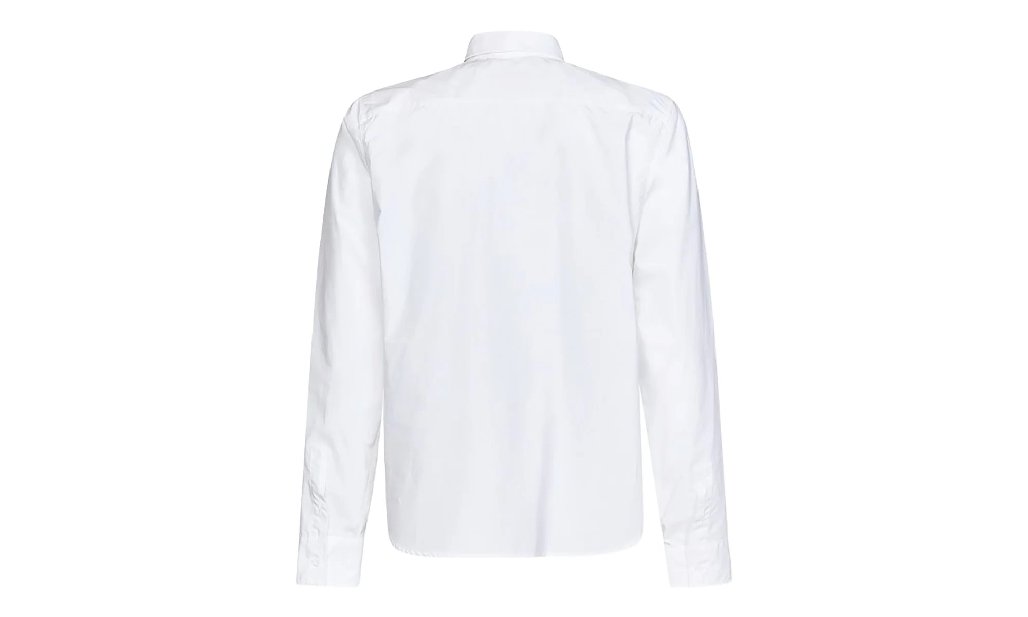 Straight Point Collar Shirt "White" OMGE006S23FAB0060101