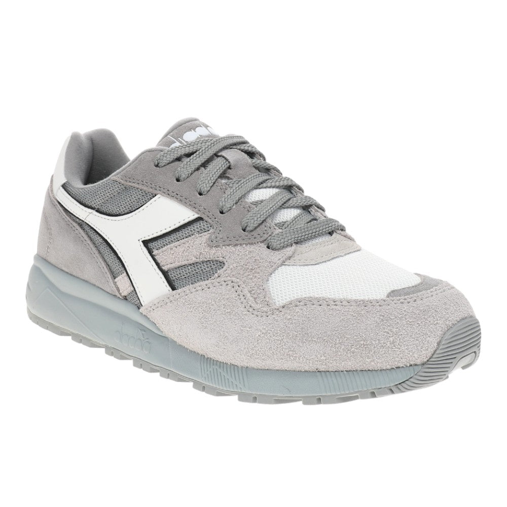 N902 Hairy Suede Lace Up Sneakers