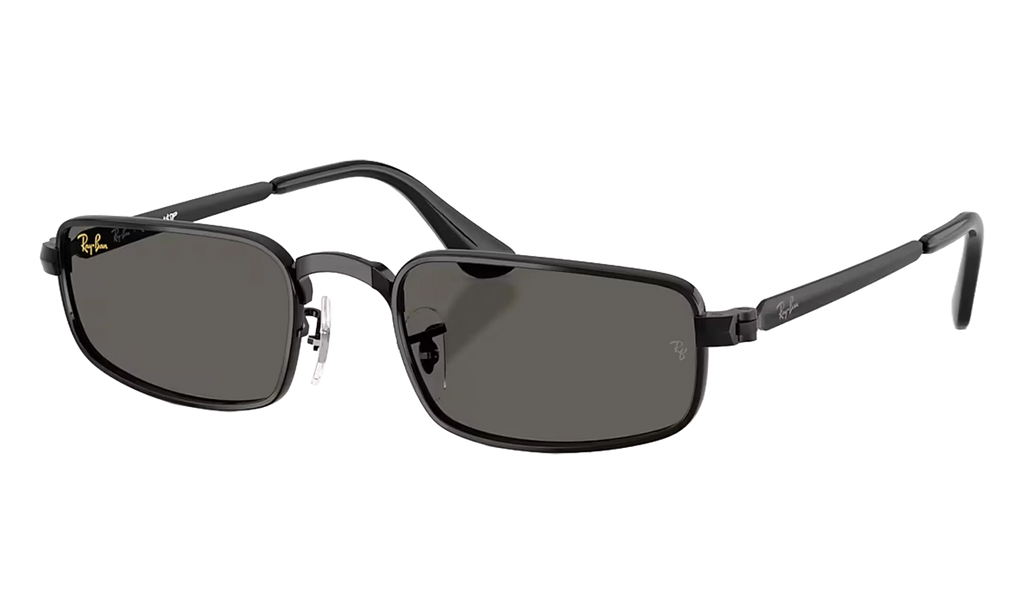 Ray-Ban Bold Metals "A$AP Rocky - Polished Black with Dark Grey Lens" RB3927 002 J5