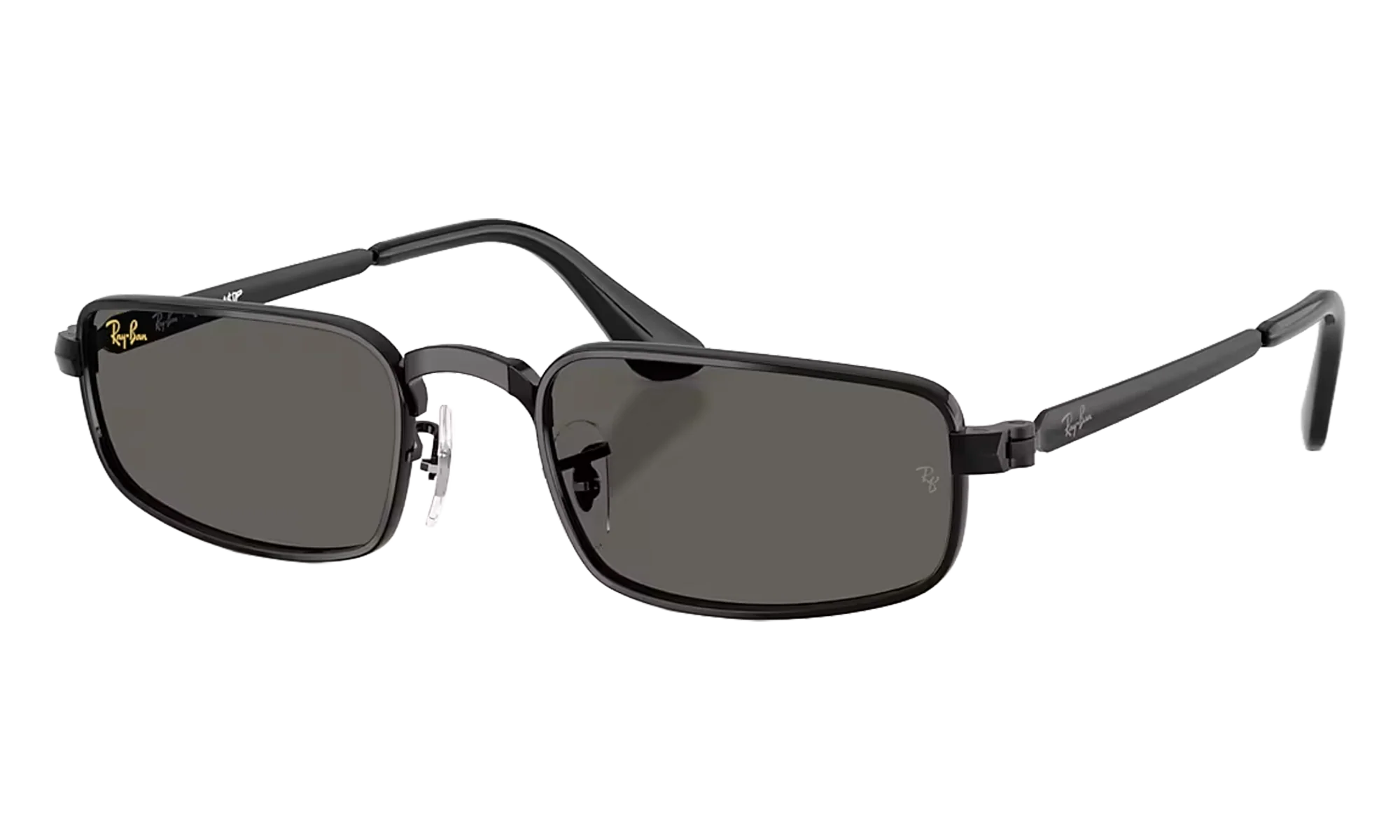 Ray-Ban Bold Metals "A$AP Rocky - Polished Black with Dark Grey Lens" RB3927 002 J5