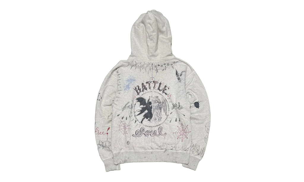 Graffiti Hoodie "Light Grey" SM A21 0000 056