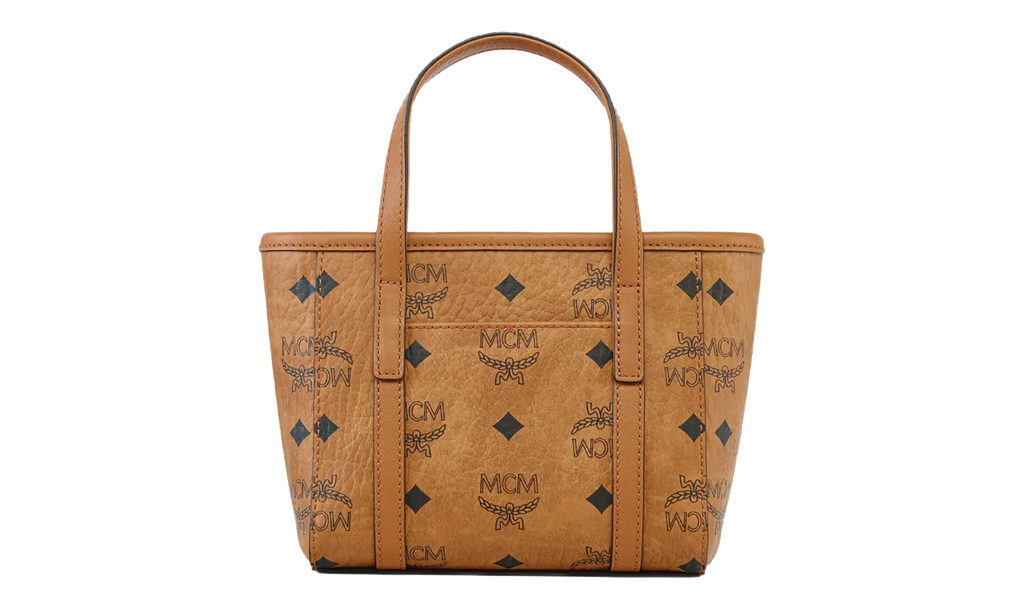 Extra Mini Toni Shopper in Visetos "Cognac" MWPFSMT03CO001