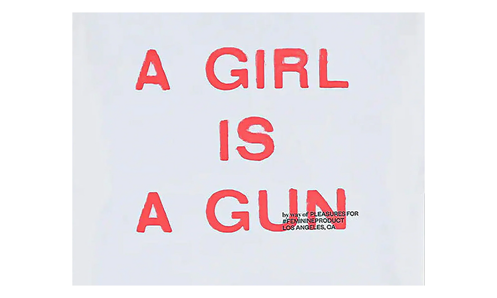 Girl Is A Gun SS Tee "White" P26SP082-WHT