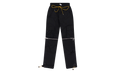 Knee Zip Cargo Pants "Black" BKZ001