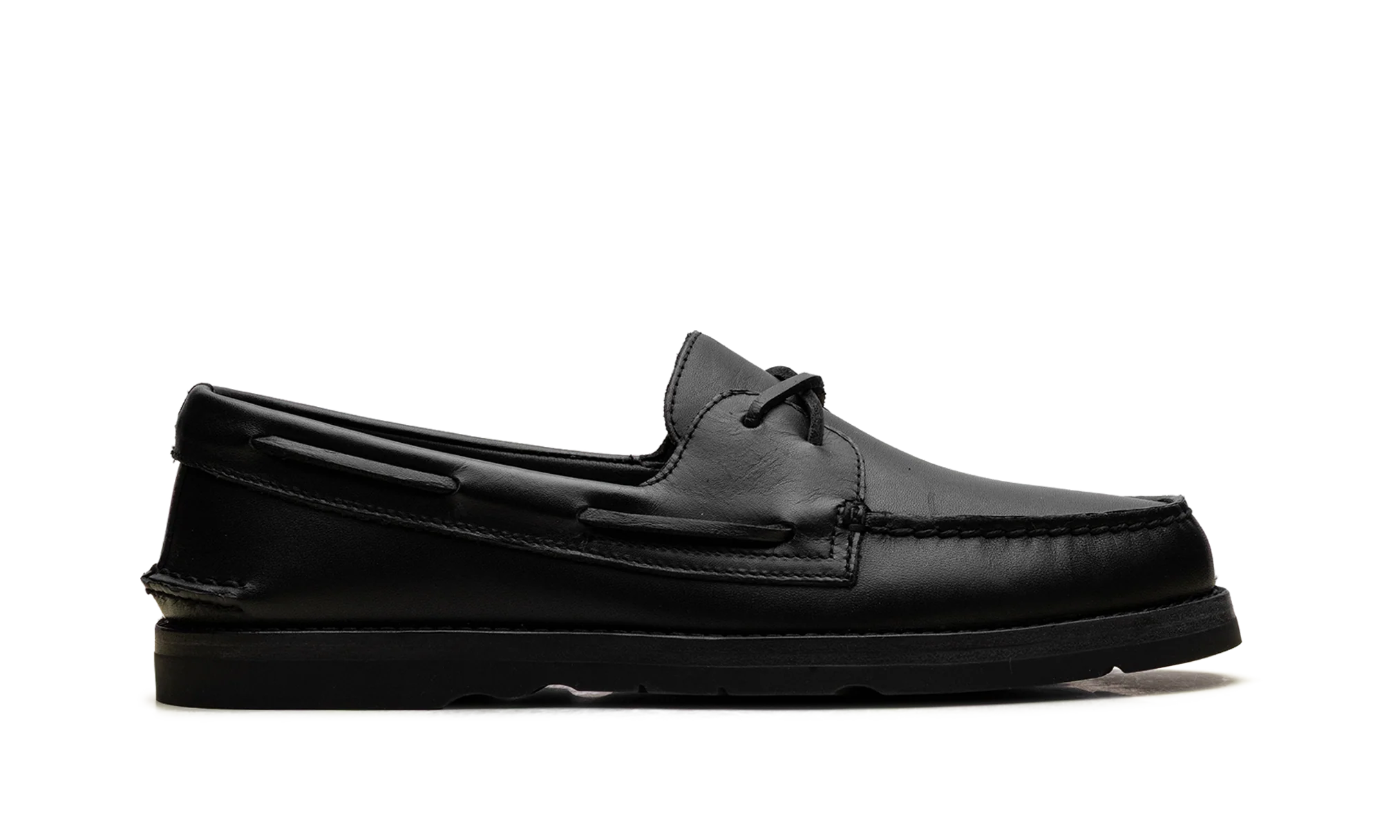 Vachetta Leather Boat Shoe "Todd Snyder Black" 17185745