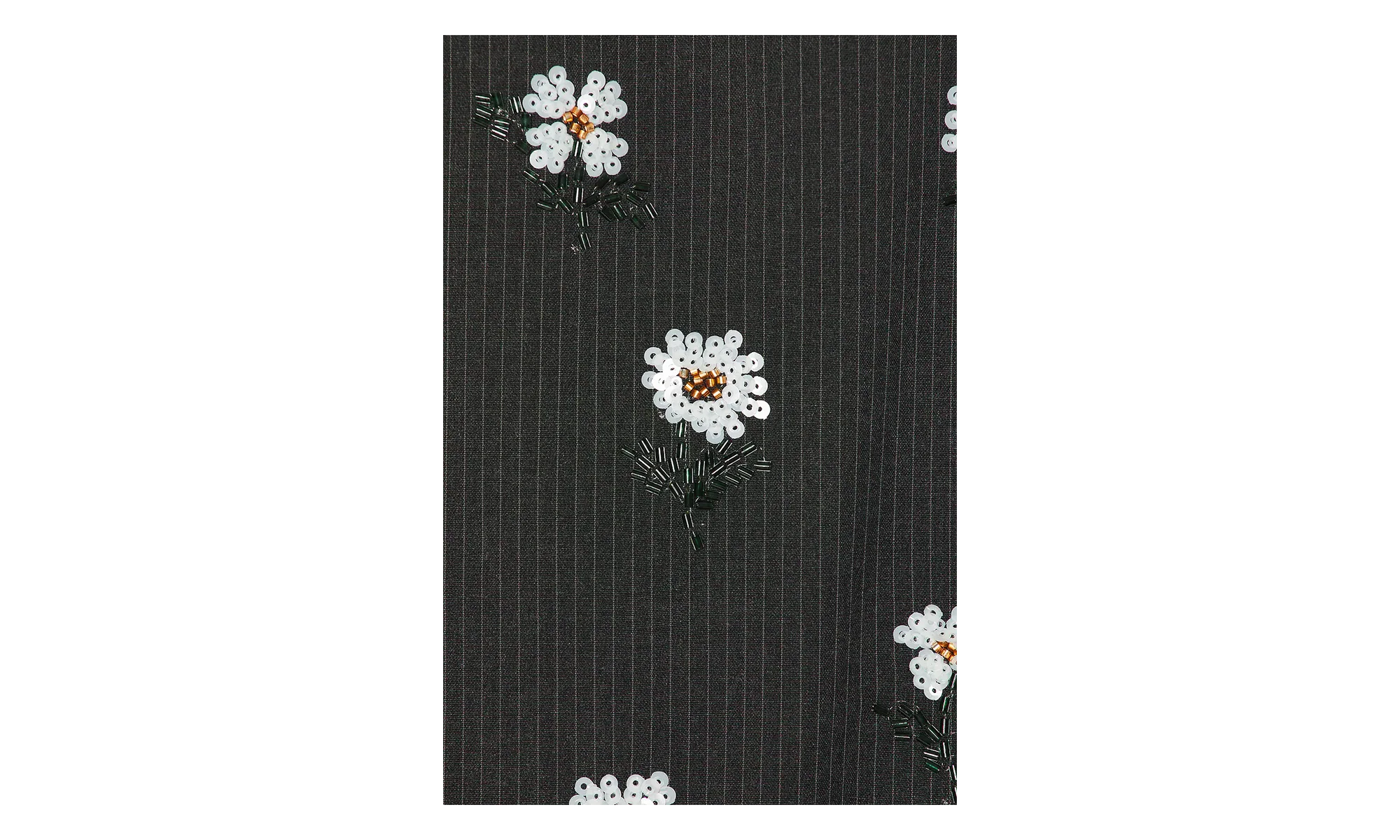 Flower Beaded Pants "Black" HTG260115 BLK