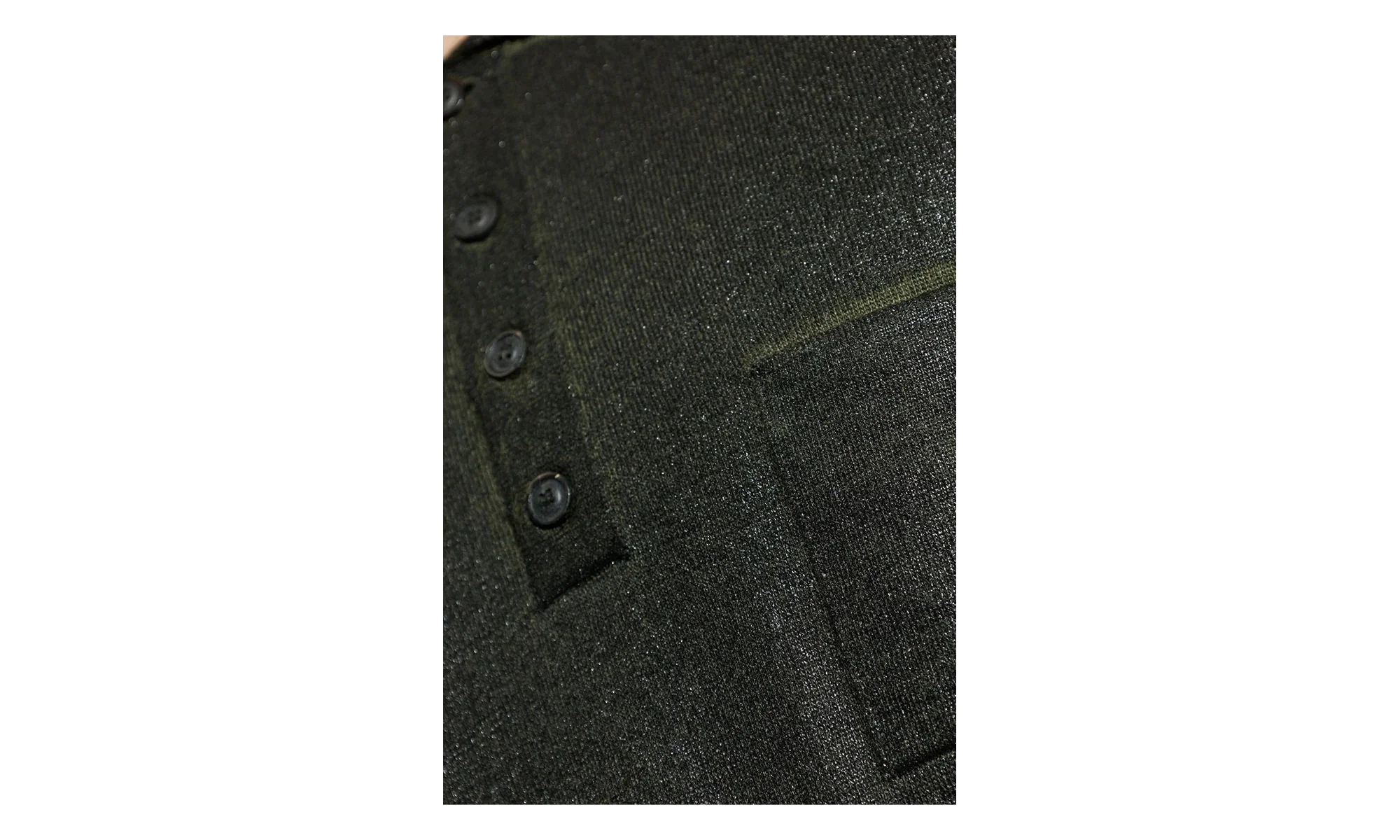 Coated Polo Sweater "Green" S50GL0075M13236696S