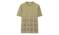 Gradient Check Cotton T-shirt "Glade Green" 8119023