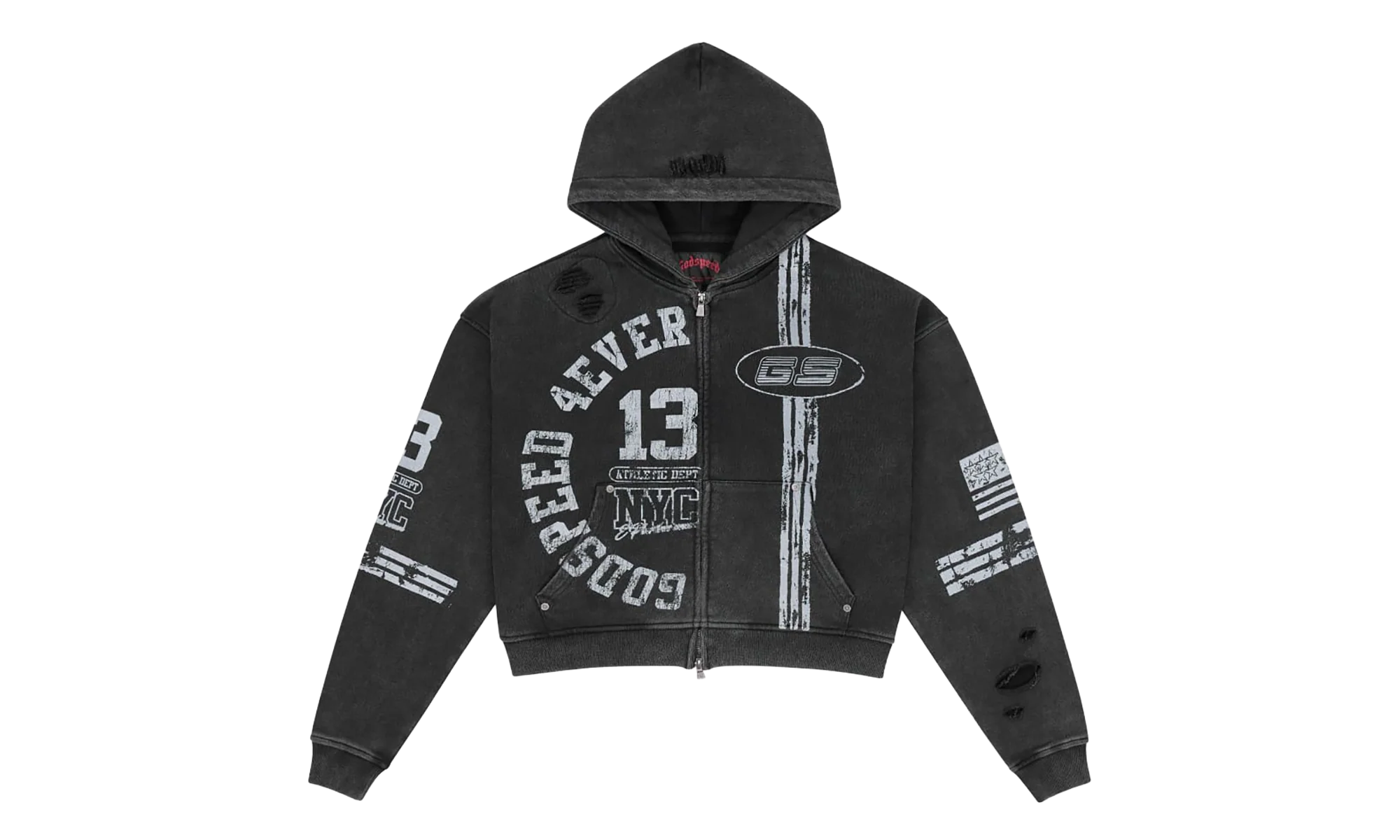 Roadster Zip Hoodie "Black" GS079