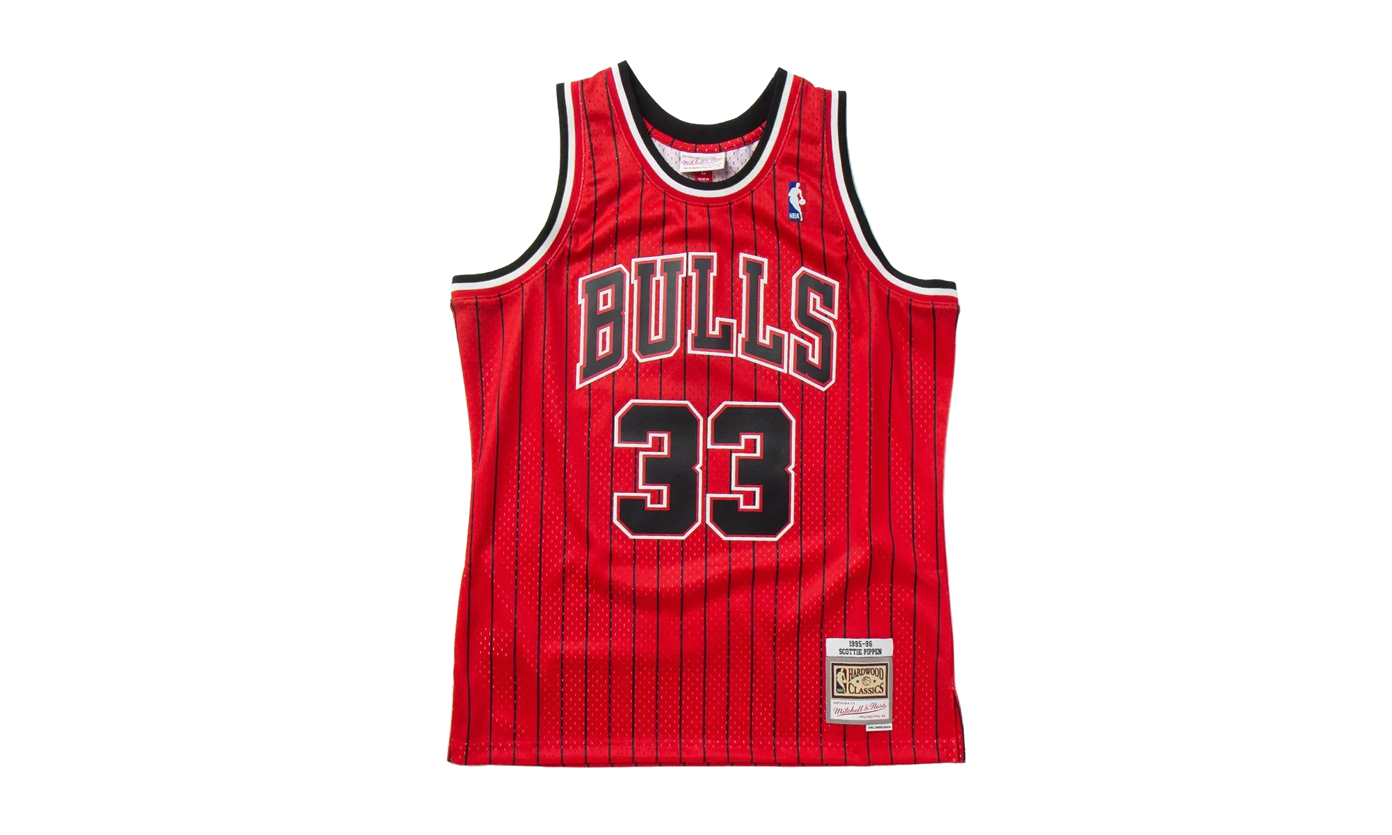 NBA Scottie Pippen Reload Swingman Jersey "1995 Chicago Bulls - Scarlet" SMJYAC19152 CBUSCAR95SPI
