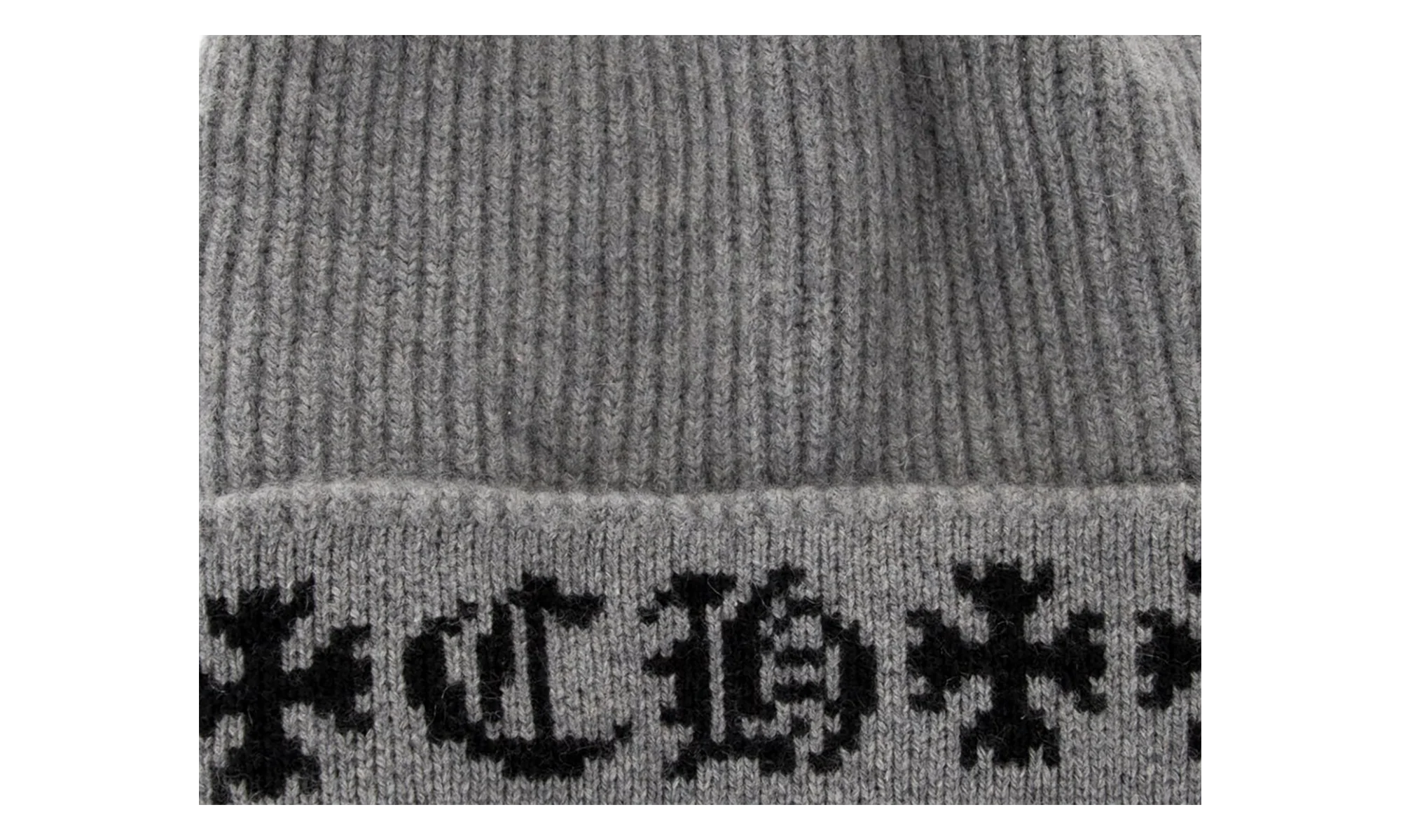 Big Daddy Cashmere Beanie "Grey" CHRM0910