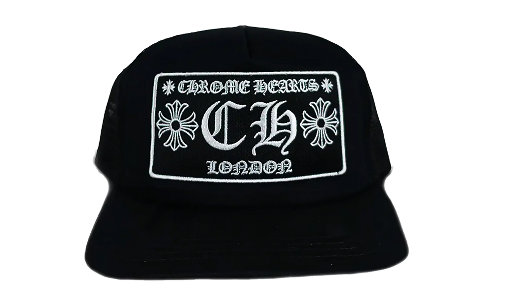 TRUCKER HAT "LONDON - Black/White" CHRM0939