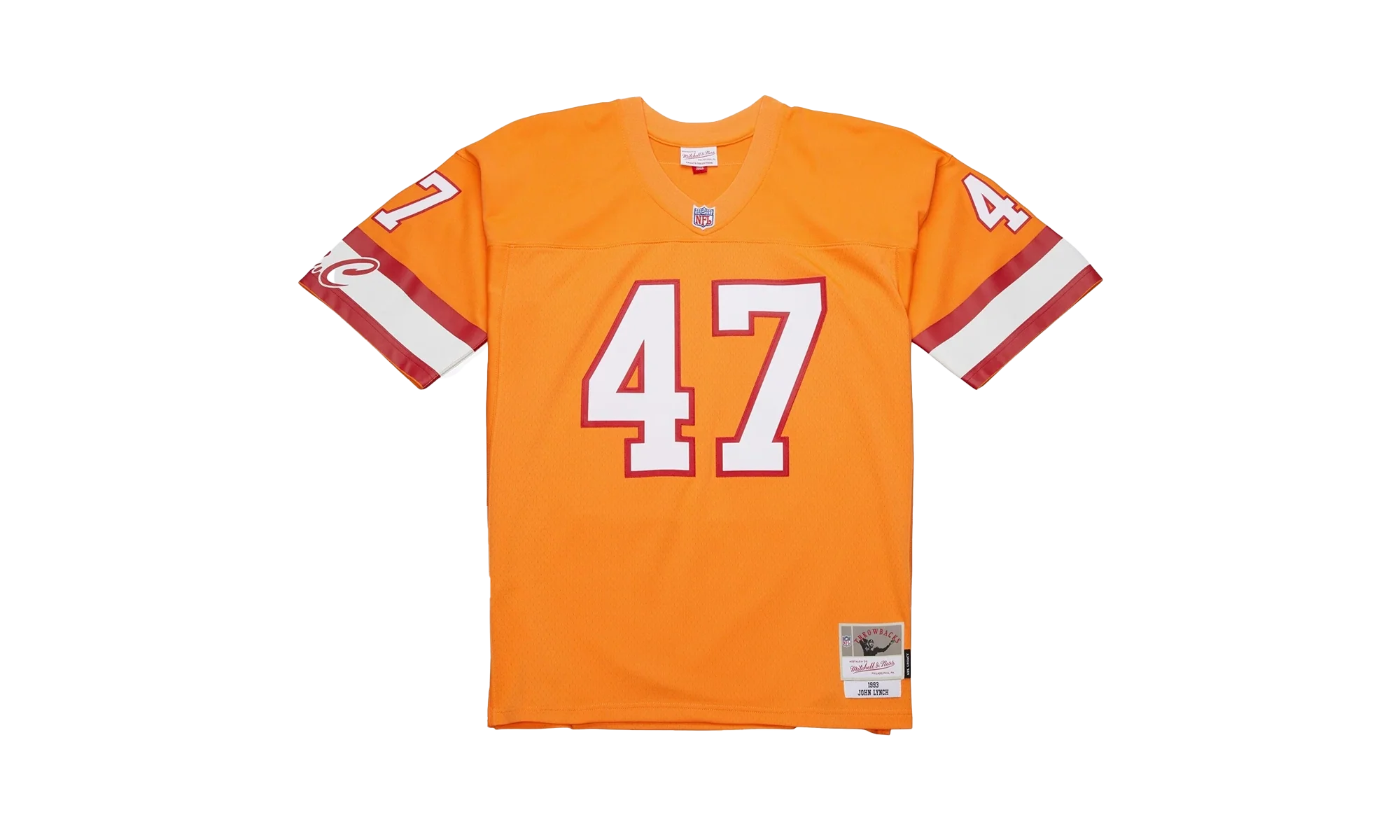 NFL John Lynch Dark Jersey "1993 Tampa Bay Buccaneers - Orange" JY9783 TBBORAN