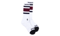 Fuck You Striped Sock "White / Purple" CHRM1022