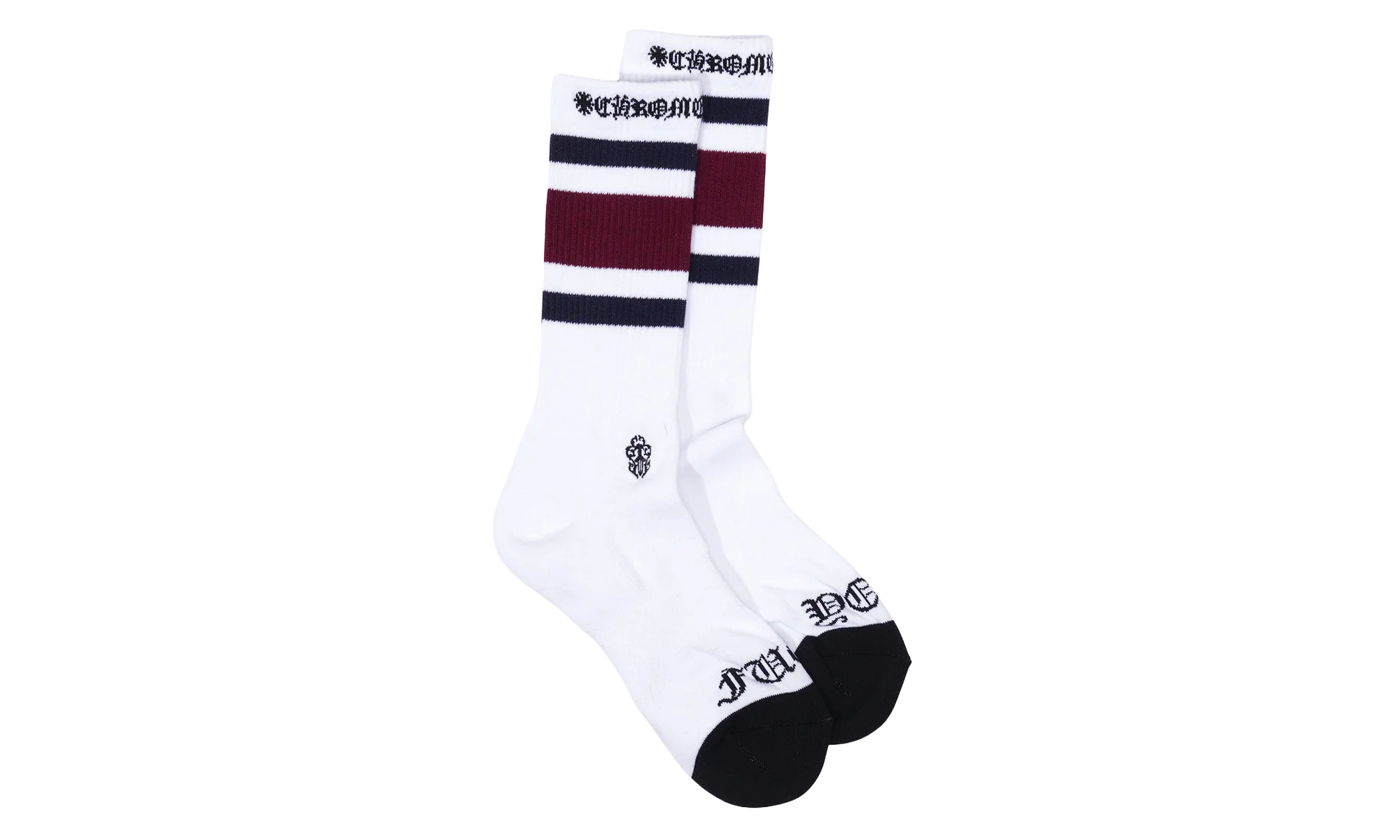 Fuck You Striped Sock "White / Purple" CHRM1022