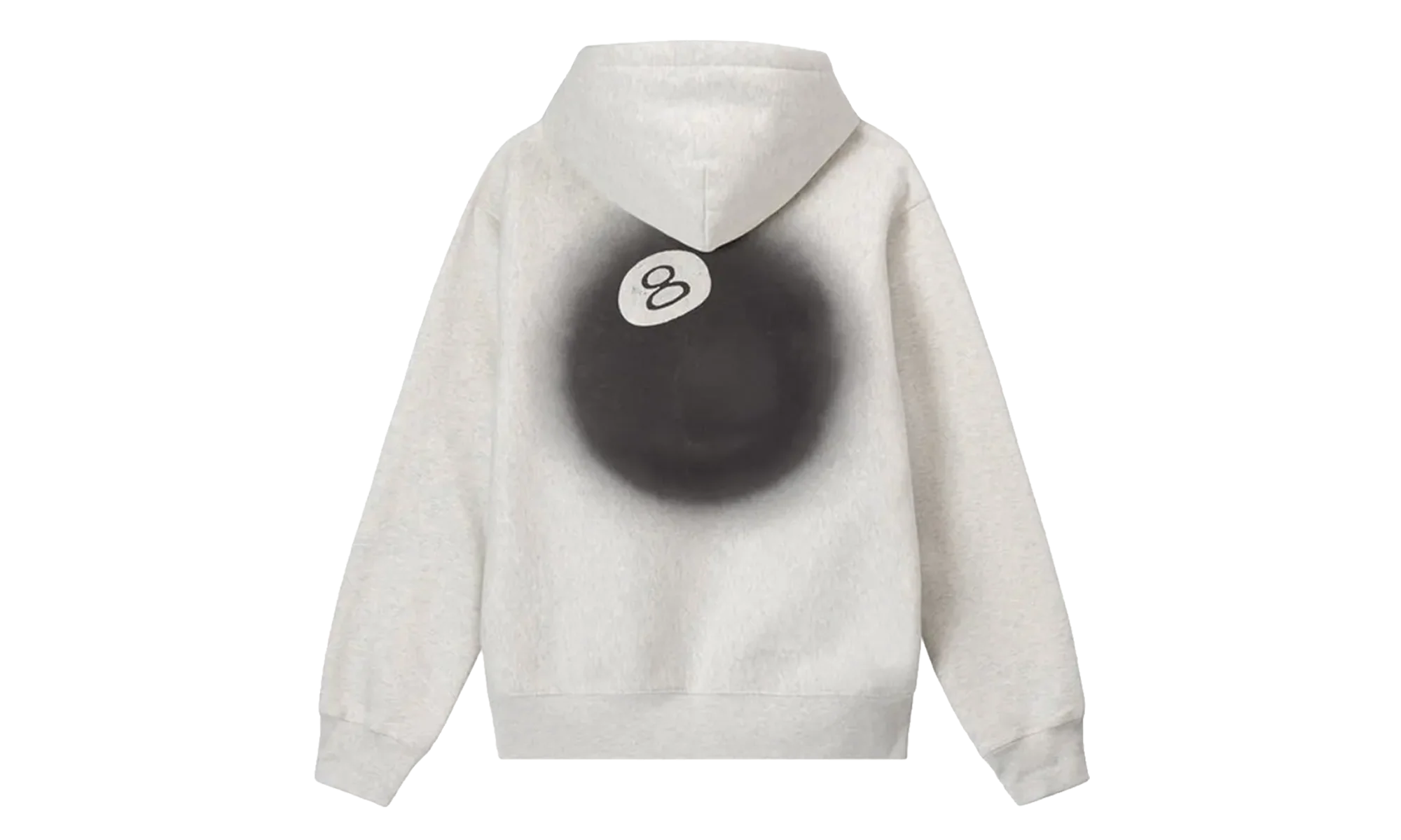 8 Ball Fade Hoodie "Ash Heather" STUS445