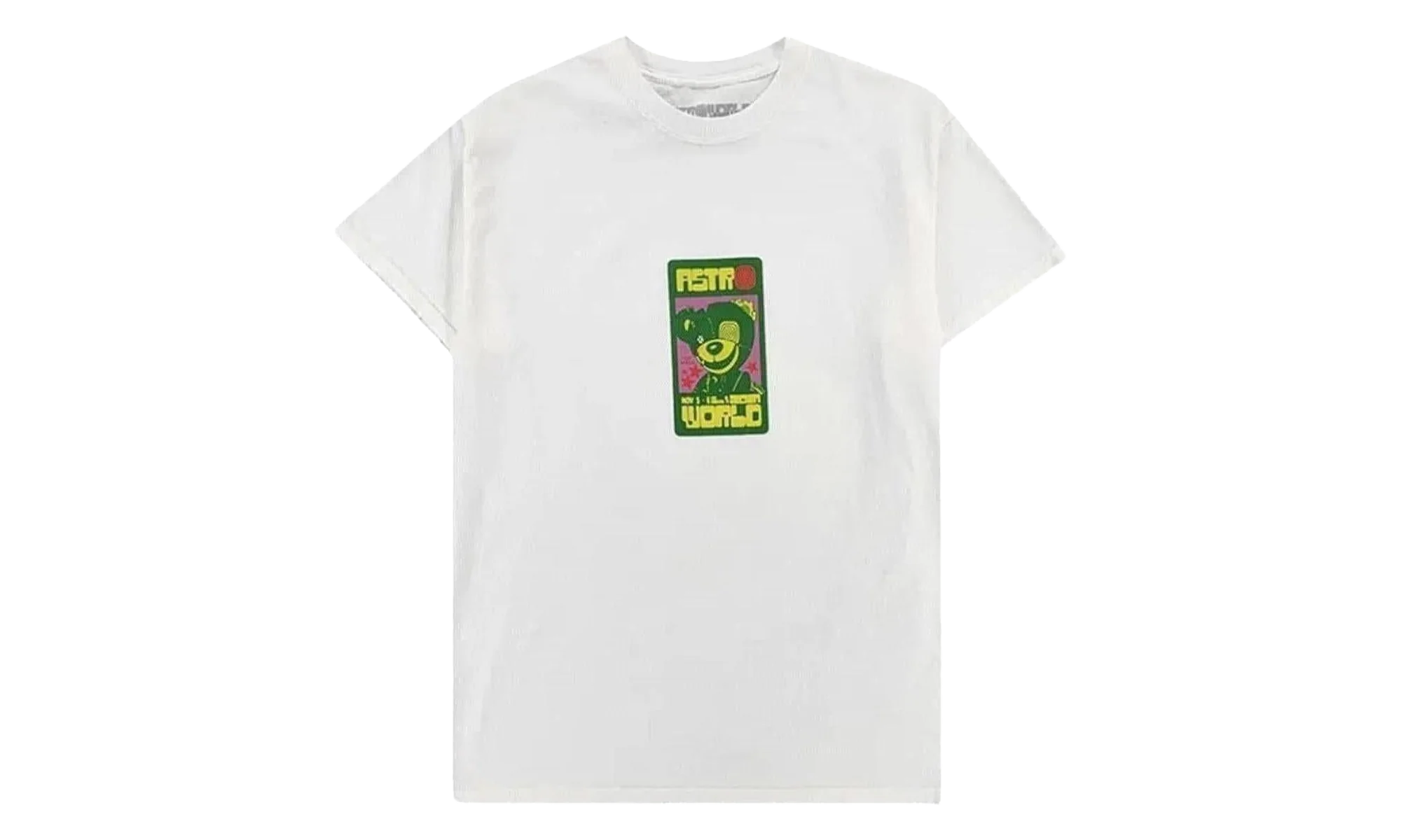 Astrofest Scare Bear T-Shirt "White" TSUC65