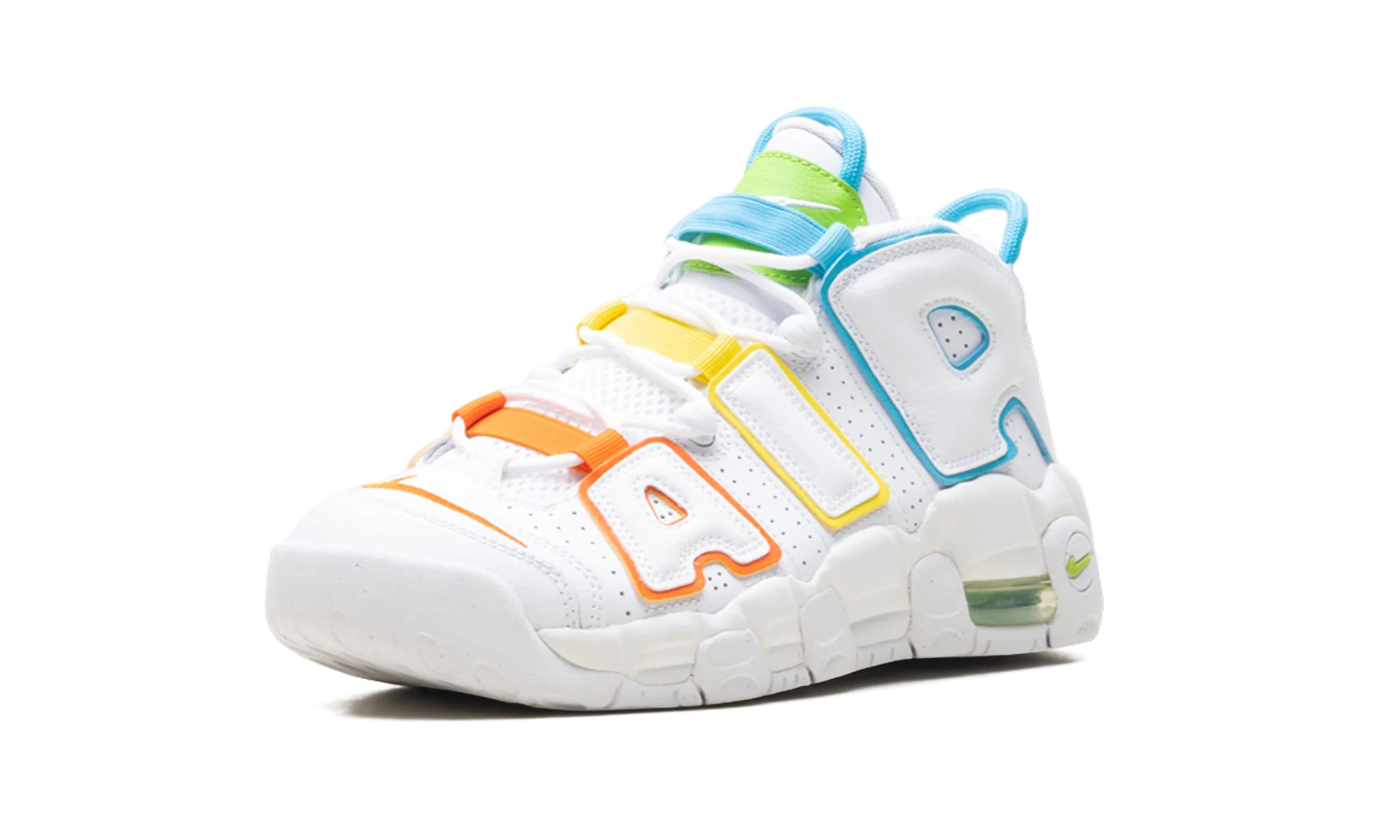 Air More Uptempo GS "White Multi-Color" FJ4624 100
