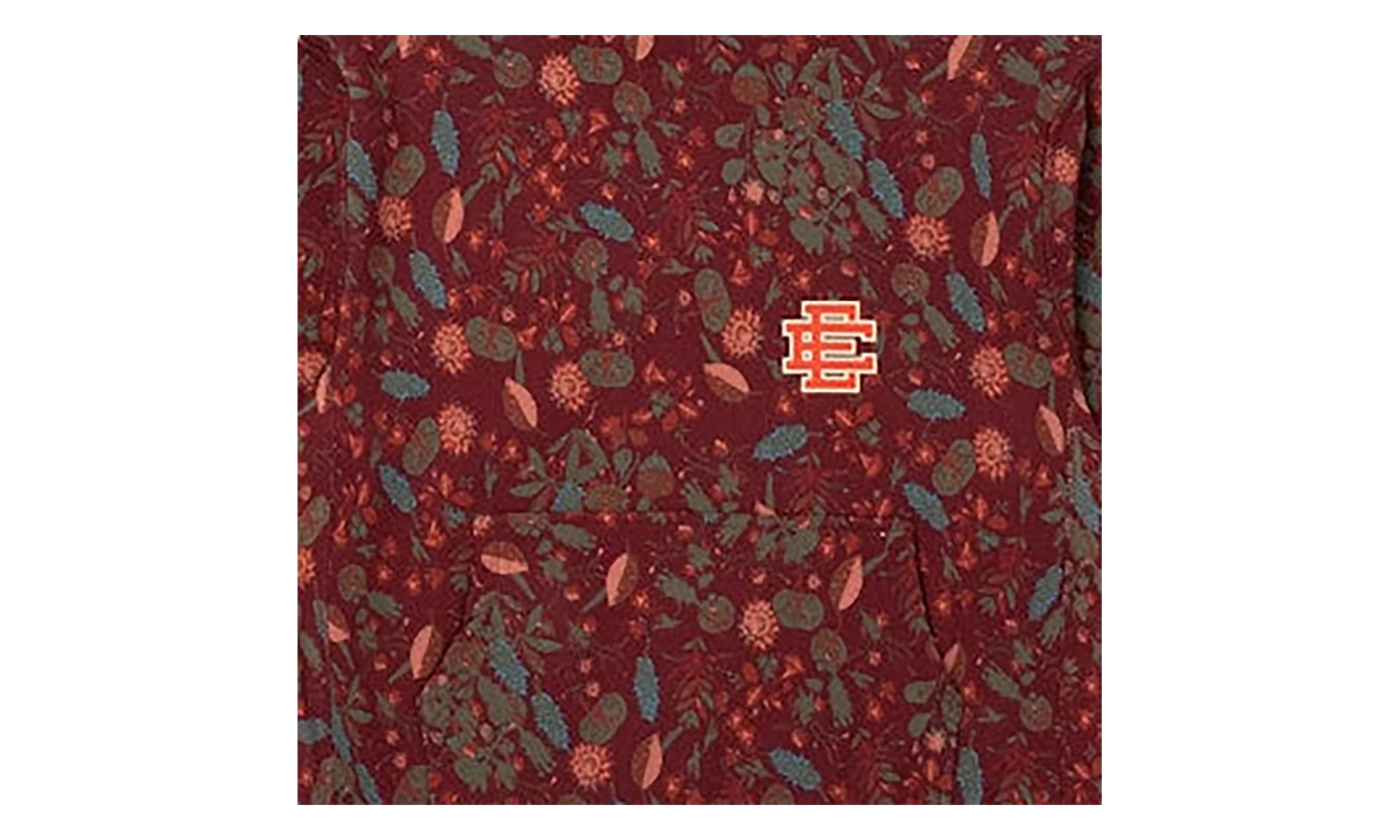 EE AOP HOODIE "FW22 - Maroon Floral" EE488