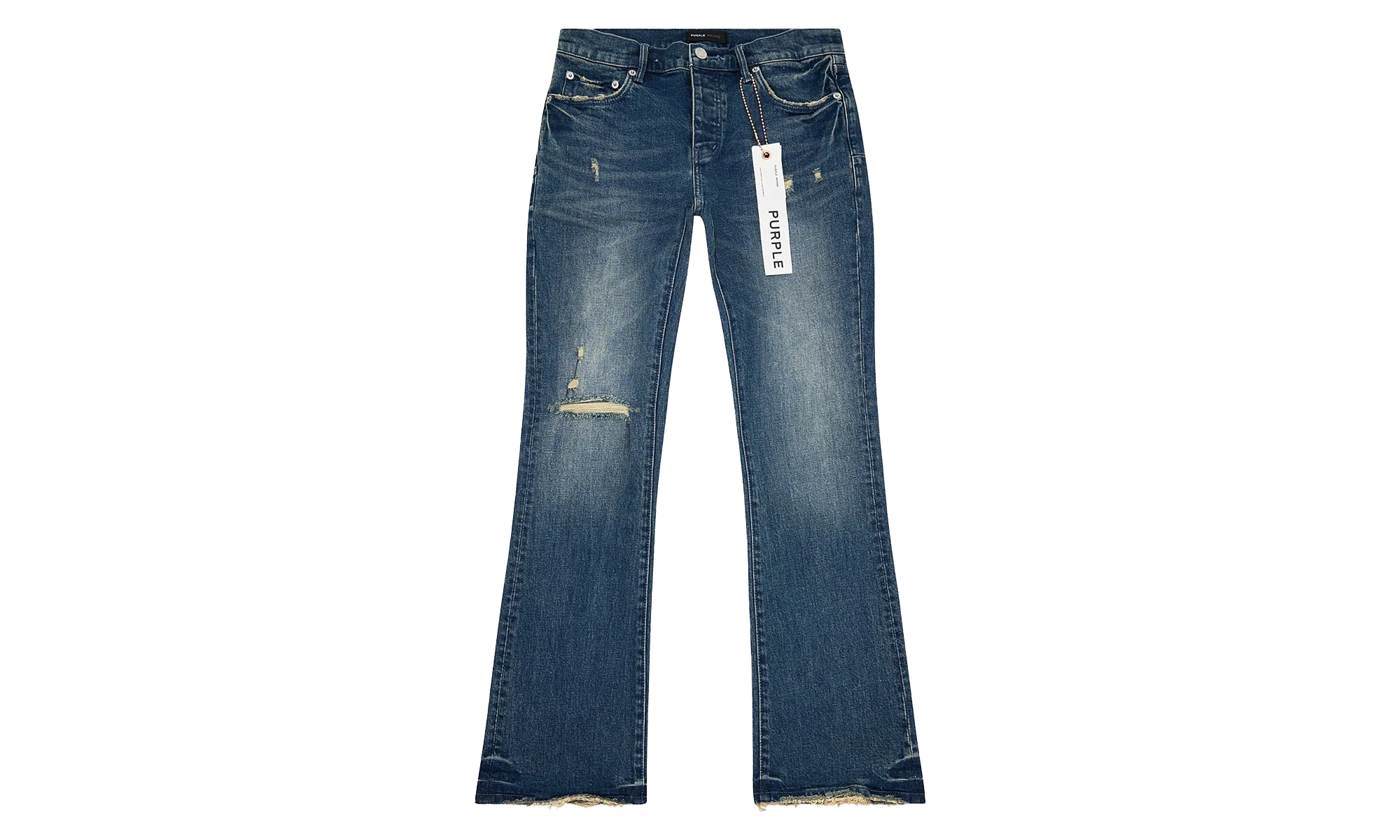 Alloy Distressed Flared Denim "Blue" P004 ALDF225